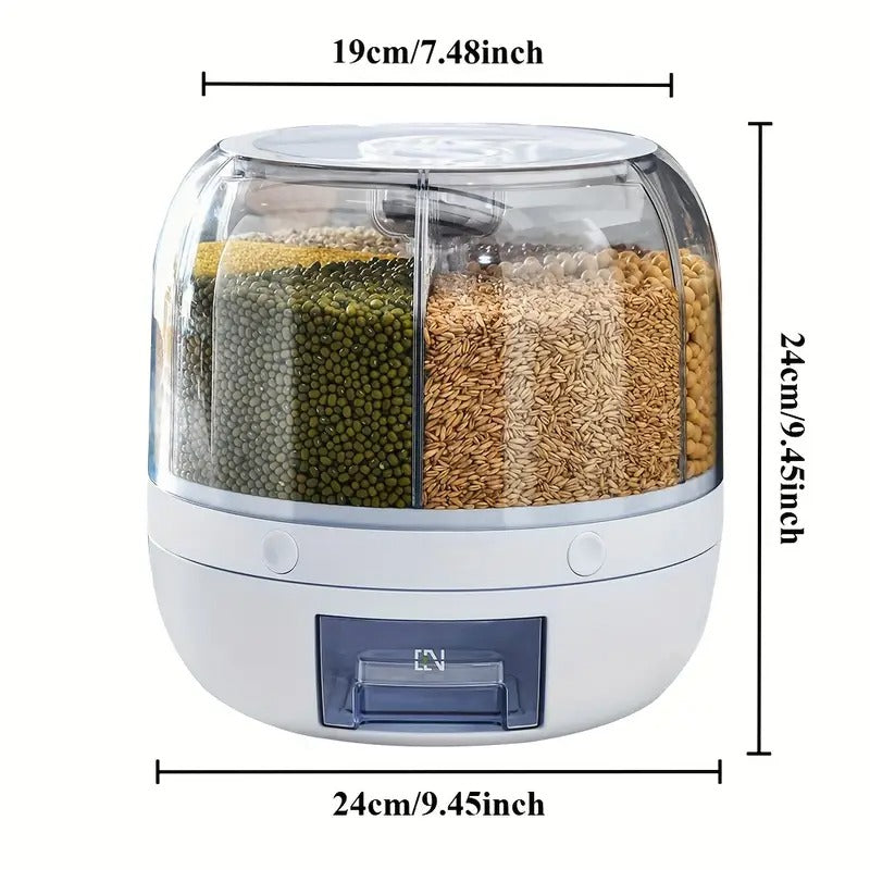 Cereal, Rice & Grain Organizer for Kitchen